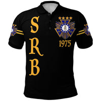 Scouts Royale Brotherhood SRB Polo Shirt Original Style Black LT8 - Wonder Print Shop
