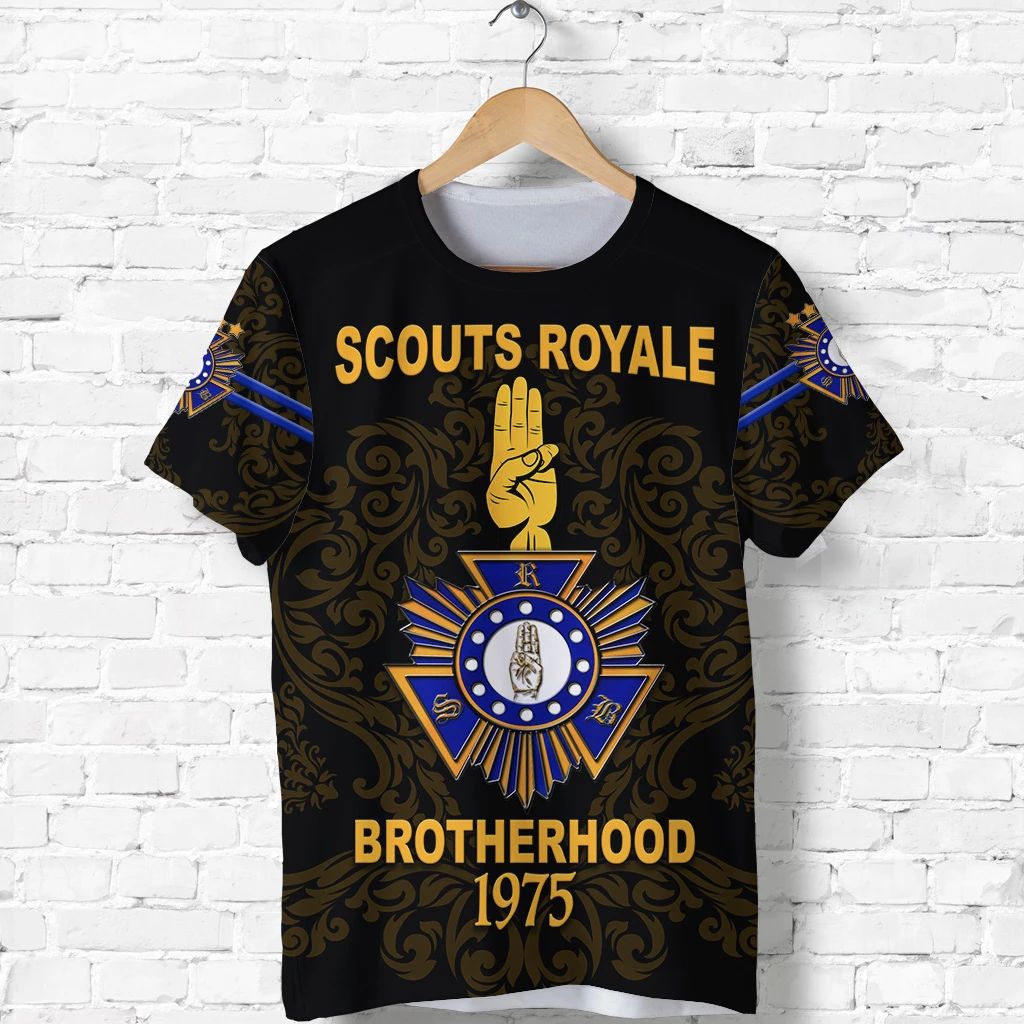 Scouts Royale Brotherhood SRB T Shirt Unique Version Black LT8 - Wonder Print Shop
