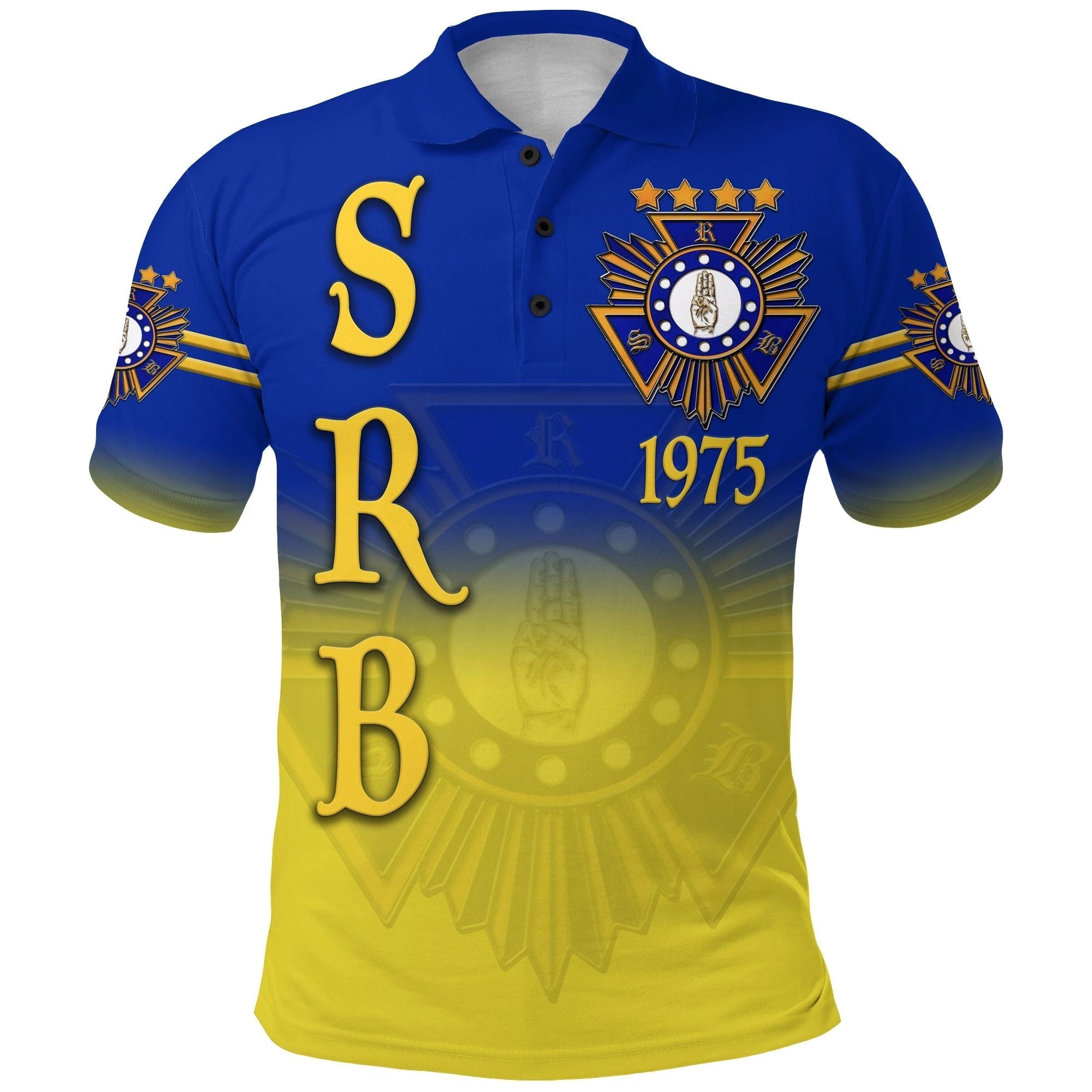 Scouts Royale Brotherhood SRB Polo Shirt Original Style Blue NO.1 LT8 - Wonder Print Shop