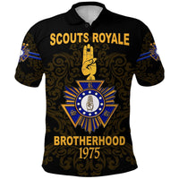 Scouts Royale Brotherhood SRB Polo Shirt Unique Version Black LT8 - Wonder Print Shop