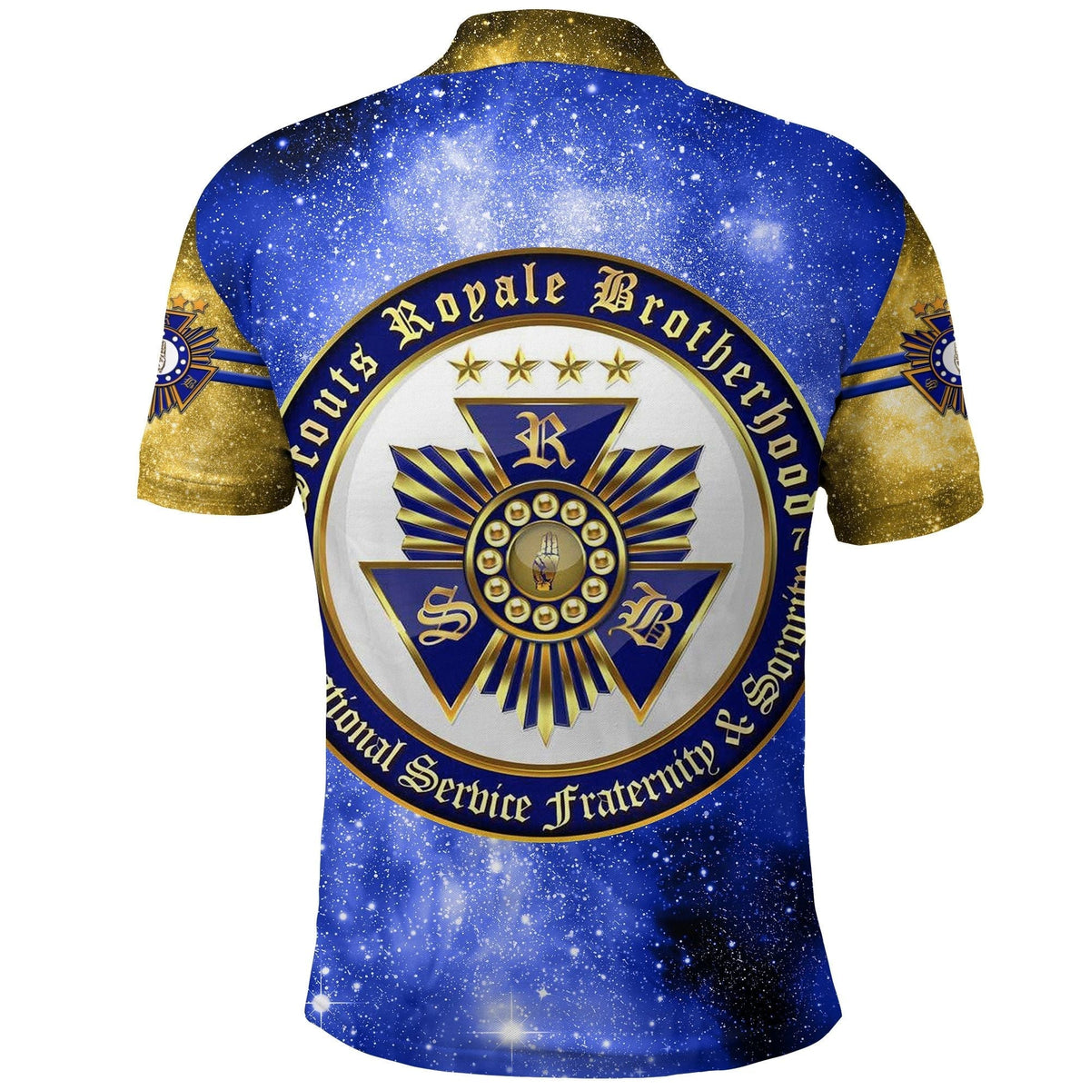 Scouts Royale Brotherhood SRB Polo Shirt Unique Version Blue LT8 - Wonder Print Shop