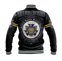 Scouts Royale Brotherhood SRB Baseball Jacket Original Style Black LT8 - Wonder Print Shop