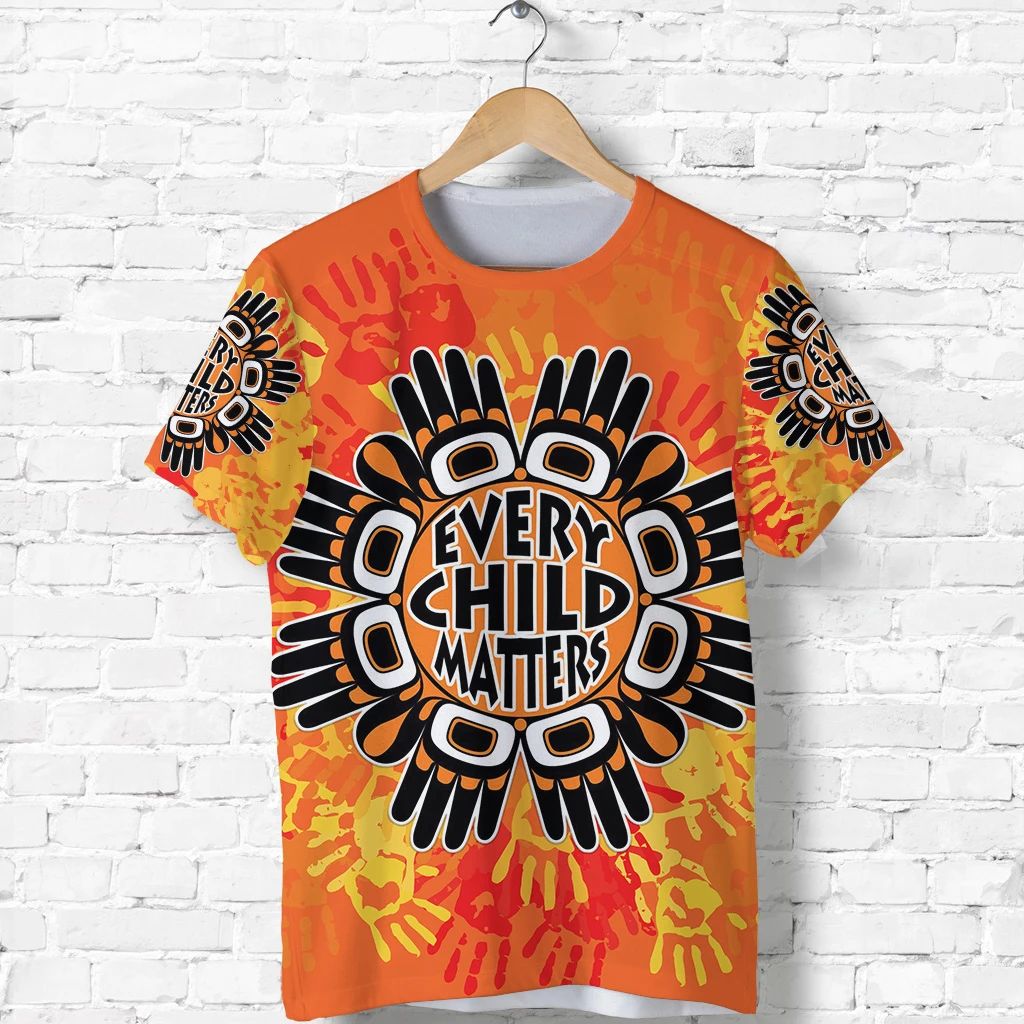 Orange Shirt Day T Shirt Every Child Matters Simple Style LT8 - Wonder Print Shop