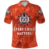 Orange Shirt Day Polo Shirt Every Child Matters Dreamcatcher Aboriginal LT8 - Wonder Print Shop
