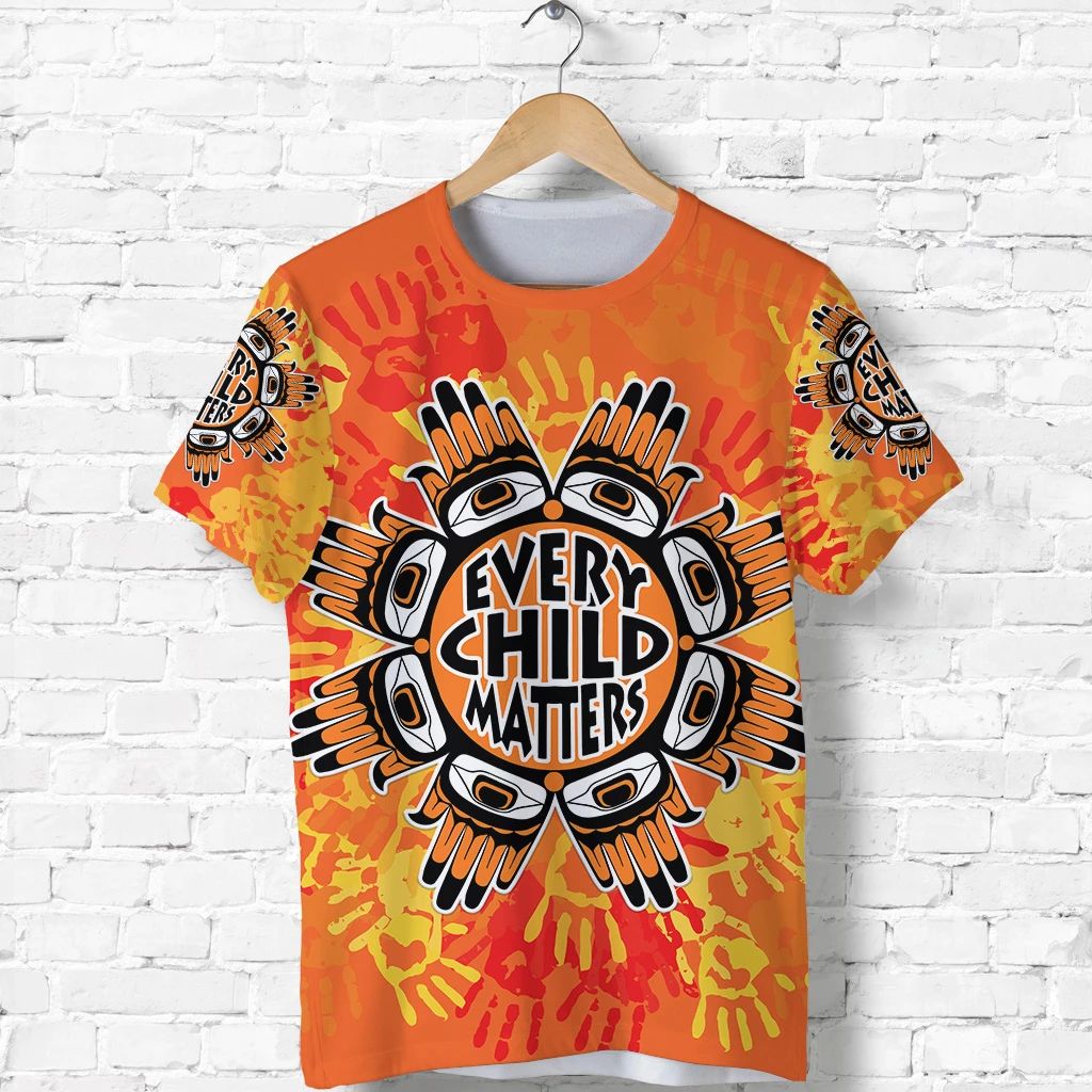 Orange Shirt Day T Shirt Every Child Matters New Simple Style LT8 - Wonder Print Shop