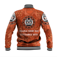 Orange Shirt Day Baseball Jacket Every Child Matters Dreamcatcher Aboriginal LT8 - Wonder Print Shop