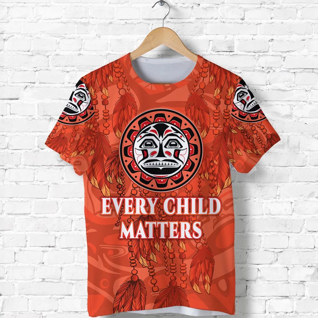 Orange Shirt Day T Shirt Every Child Matters Dreamcatcher Aboriginal LT8 - Wonder Print Shop