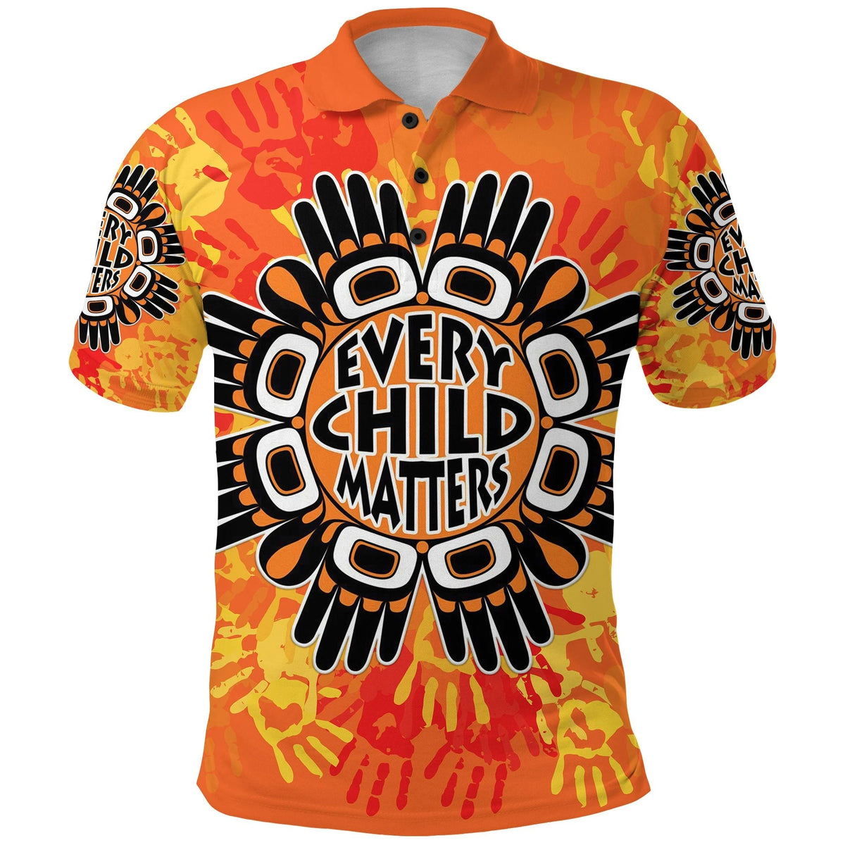 Orange Shirt Day Polo Shirt Every Child Matters Simple Style LT8 - Wonder Print Shop