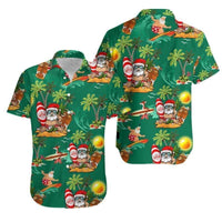 Christmas in July Hawaiian Shirt Santa On The Beach LT8 - Wonder Print Shop