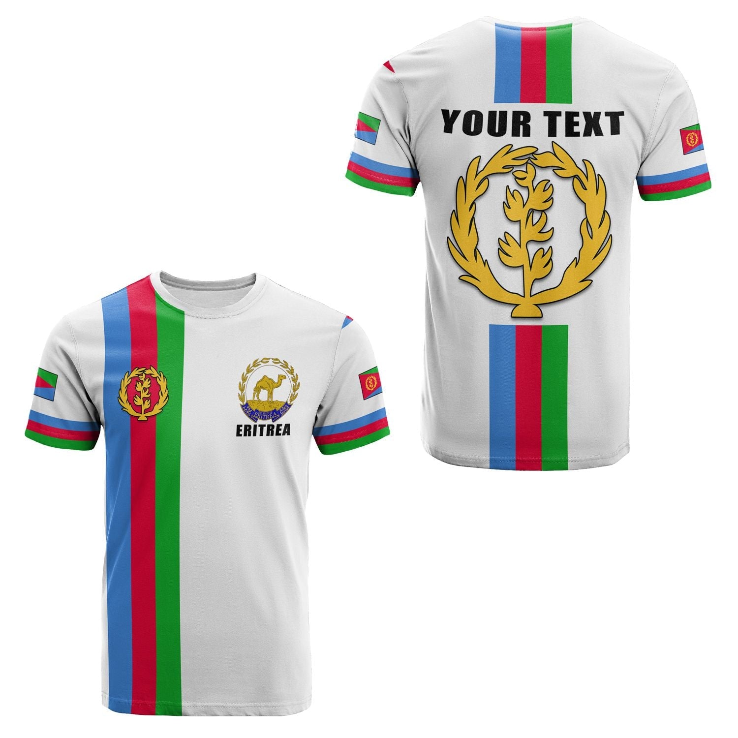 custom-personalised-eritrea-t-shirt-striped
