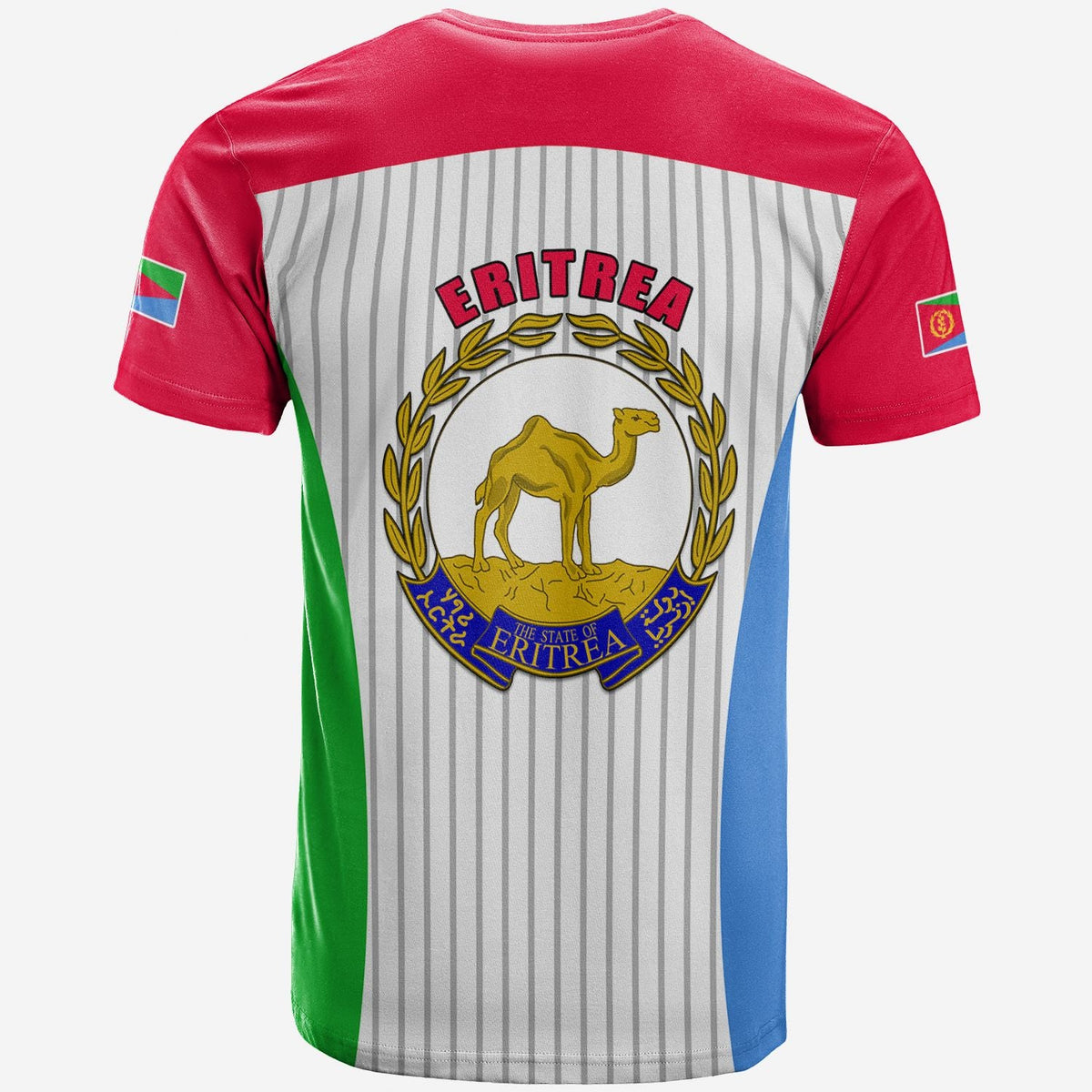 Eritrea T Shirt Flag LT13 - Wonder Print Shop