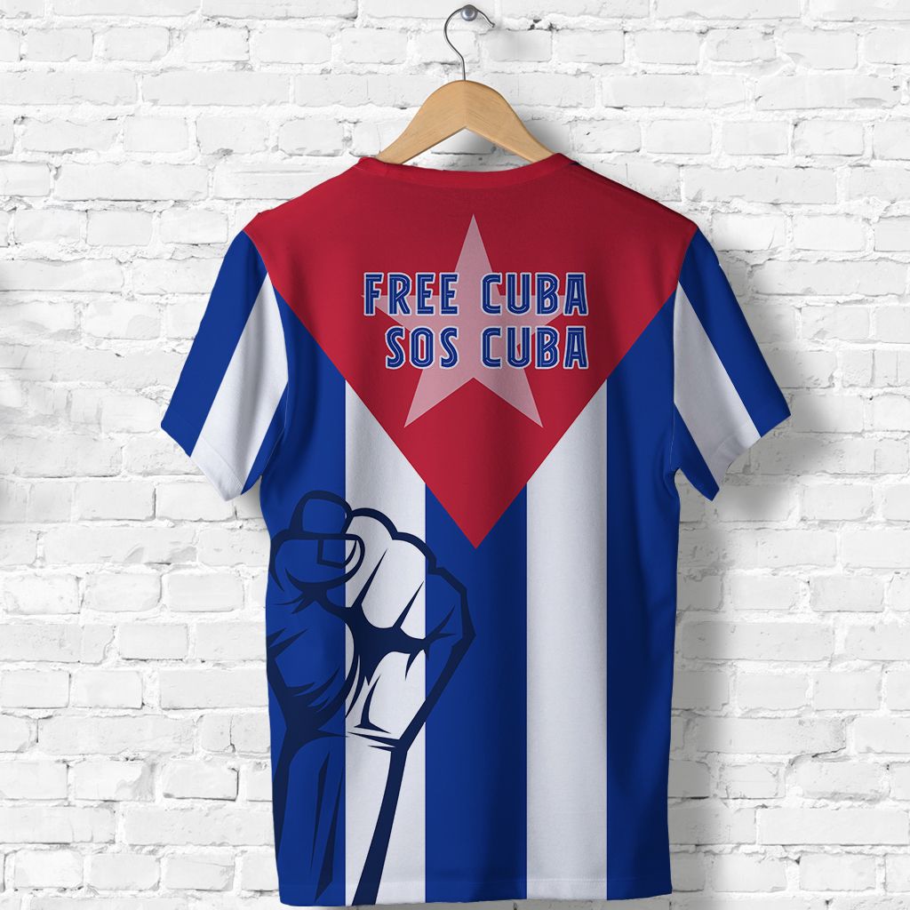 Join Hands with Cuba T Shirt Free Cuba LT13 - Wonder Print Shop
