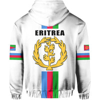 Eritrea Zip Hoodie Striped LT13 - Wonder Print Shop