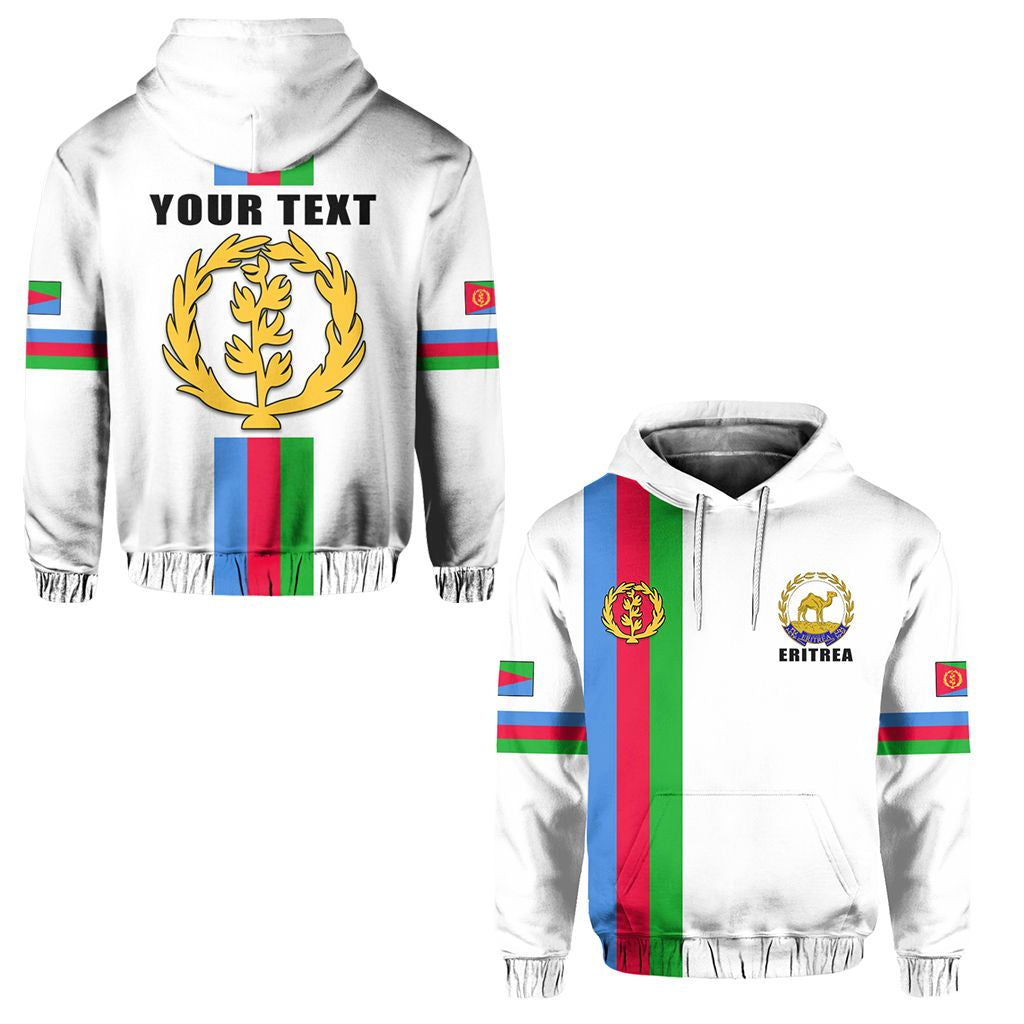 Custom Eritrea Hoodie Striped LT13 - Wonder Print Shop
