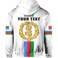 Custom Eritrea Zip Hoodie Striped LT13 - Wonder Print Shop