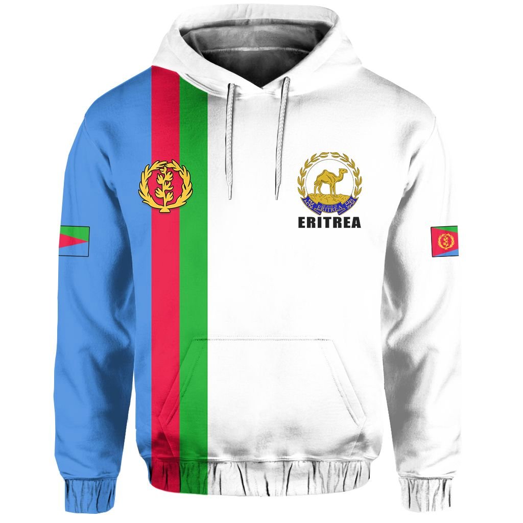 Eritrea Hoodie Striped 02 LT13 - Wonder Print Shop