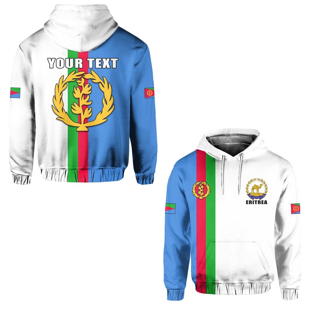 Custom Eritrea Hoodie Striped 02 LT13 - Wonder Print Shop