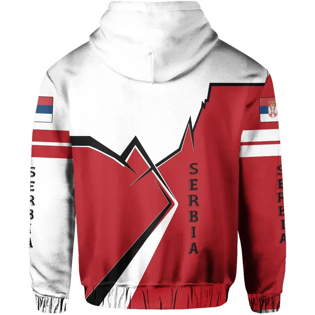 Serbia Hoodie Lightning RLT7 - Wonder Print Shop