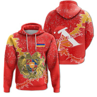 Armenia Christmas Hoodie Coat Of Arms X Style RLT8 - Wonder Print Shop