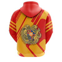 Armenia Hoodie Coat Of Arms Rockie RLT8 - Wonder Print Shop