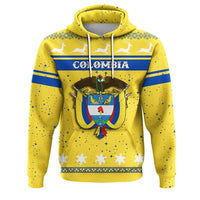 Christmas Colombia Hoodie Coat Of Arms RLT7 - Wonder Print Shop