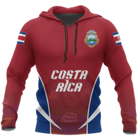 Costa Rica Active Hoodie RLT13 - Wonder Print Shop