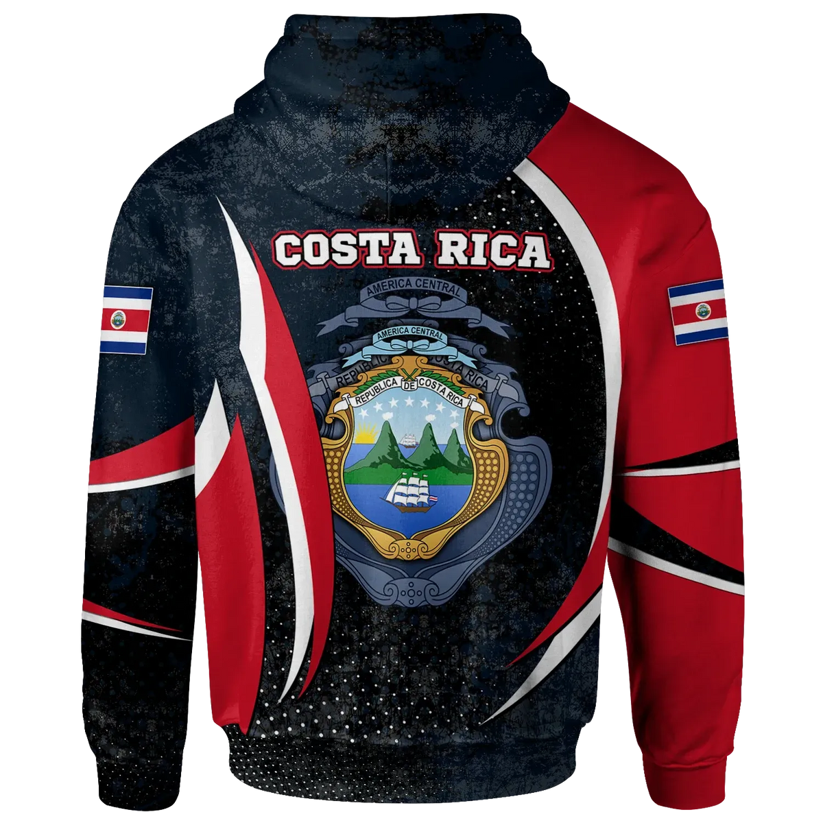 Costa Rica Hoodie Costa Rica Spirit RLT13 - Wonder Print Shop