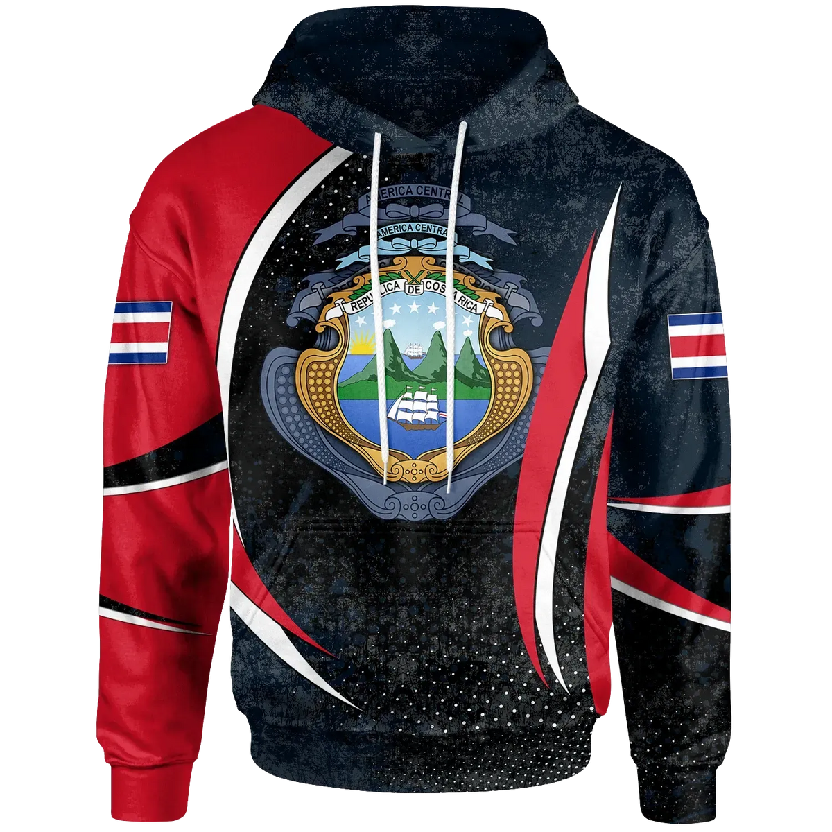 Costa Rica Hoodie Costa Rica Spirit RLT13 - Wonder Print Shop