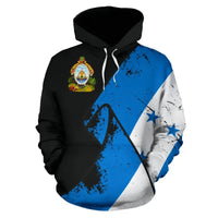 Honduras Special Grunge Flag Pullover Hoodie RLT8 - Wonder Print Shop