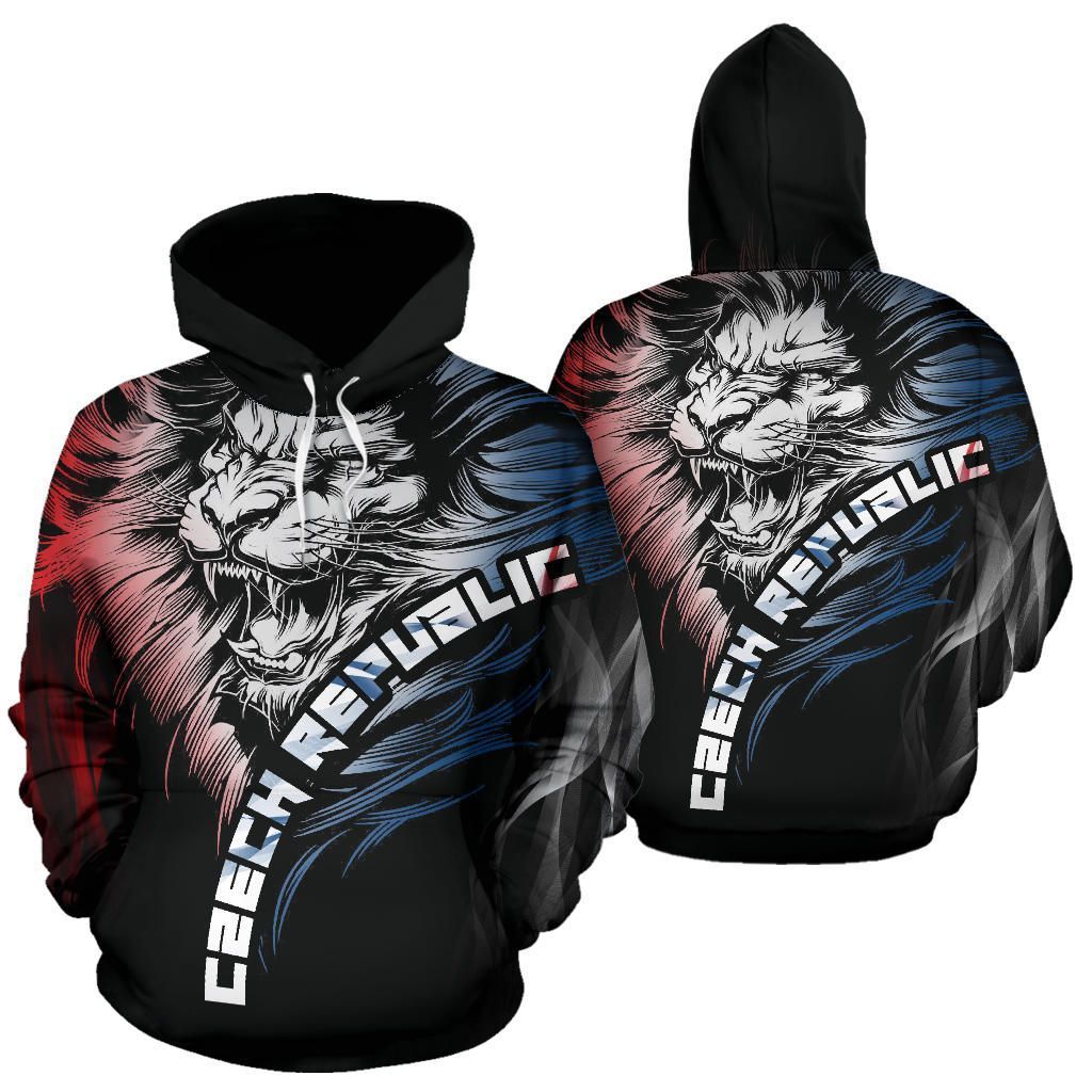 Czech Republic Lion Hoodie RLT13 - Wonder Print Shop