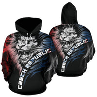 Czech Republic Lion Hoodie RLT13 - Wonder Print Shop