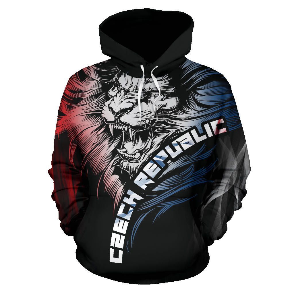 Czech Republic Lion Hoodie RLT13 - Wonder Print Shop