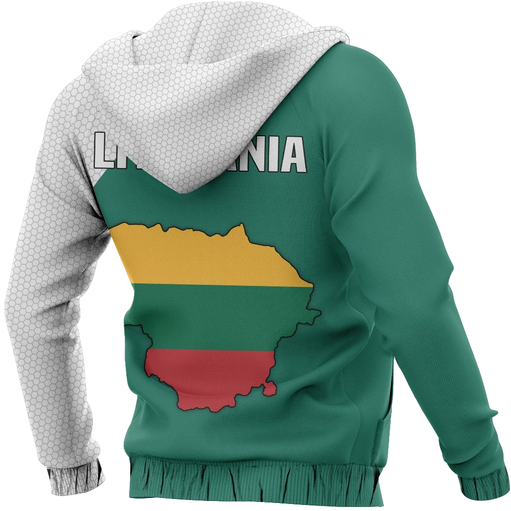 Lithuania Map Hoodie Special Version RLT6 - Wonder Print Shop