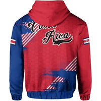 Costa Rica Sport Design Pullover Hoodie RLT13 - Wonder Print Shop