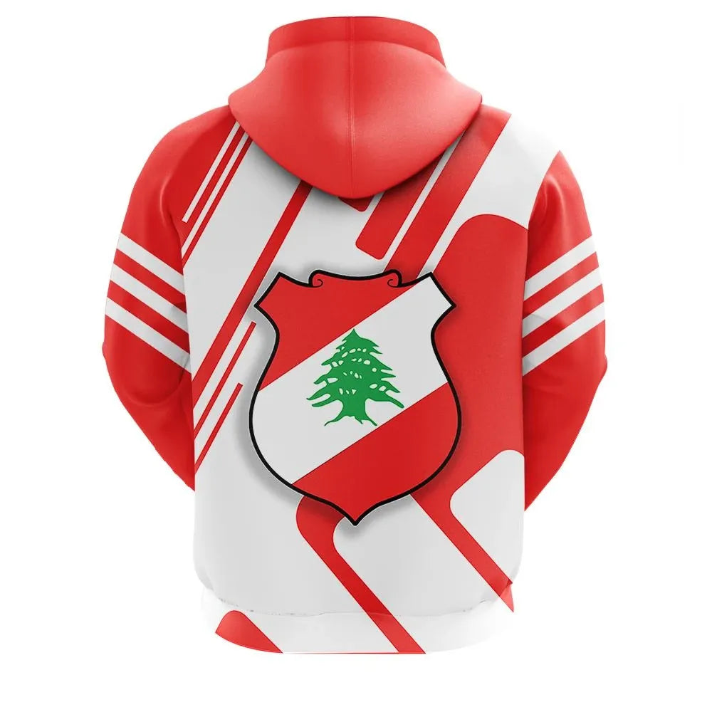 Lebanon Hoodie Coat Of Arms Rockie RLT6 - Wonder Print Shop
