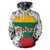 Lithuania Hoodie Lithuanian Flag Splatters Style RLT6 - Wonder Print Shop