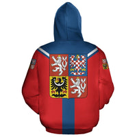 Czech Republic Rising Pullover Hoodie RLT13 - Wonder Print Shop