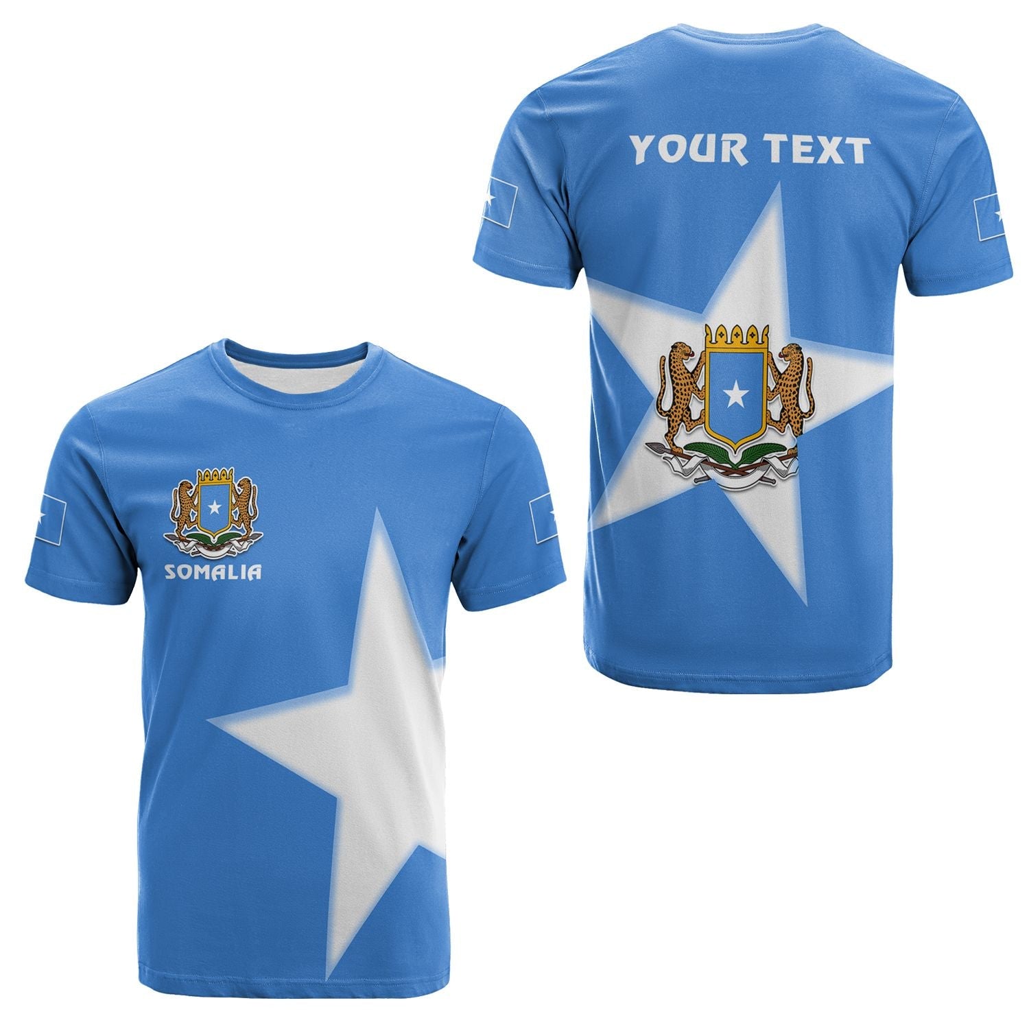 custom-personalised-somalia-t-shirt-simple-star