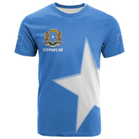 Custom Somalia T Shirt Simple Star LT13 - Wonder Print Shop