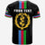 Custom Eritrea T Shirt Striped Black LT13 - Wonder Print Shop