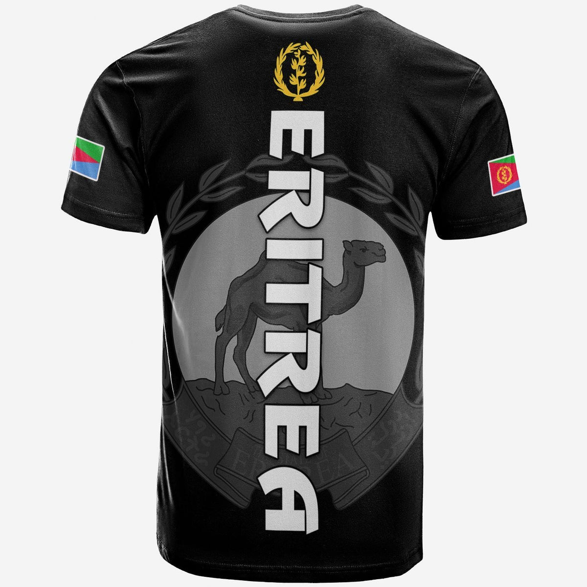 Eritrea T Shirt Coat Of Arms LT13 - Wonder Print Shop