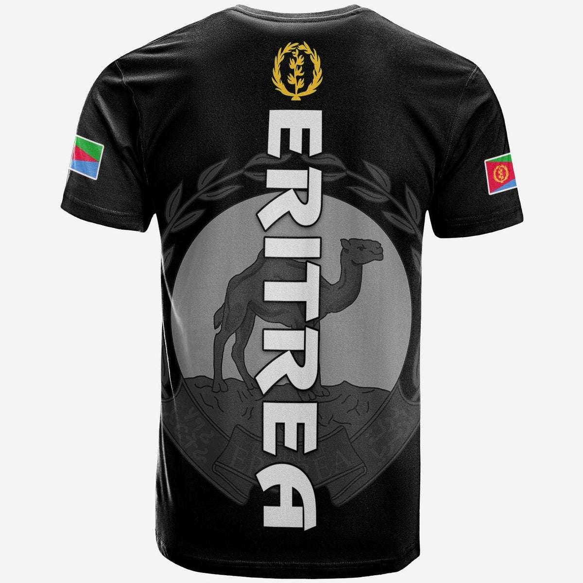 Custom Eritrea T Shirt Coat Of Arms LT13 - Wonder Print Shop