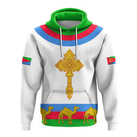 Eritrea Hoodie Cross Flag Camel White LT13 - Wonder Print Shop