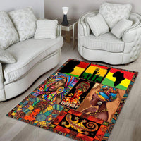 Africa Women Area Rug Ver3 LT20 - Wonder Print Shop