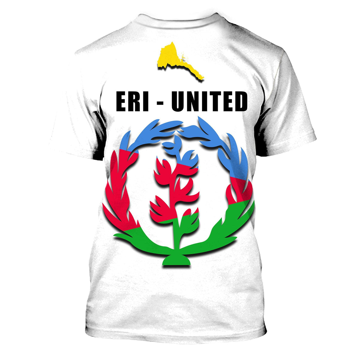 Eritrea Flag T Shirt White LT20 - Wonder Print Shop