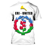 Eritrea Flag T Shirt White LT20 - Wonder Print Shop