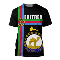 Eritrea Coats Of Arms T Shirt Black LT20 - Wonder Print Shop