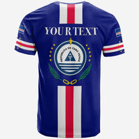 Custom Cape Verde T Shirt Striped LT13 - Wonder Print Shop