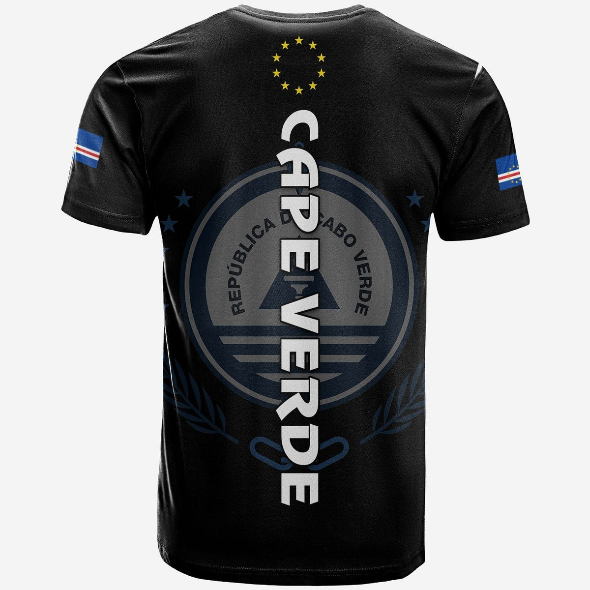 Cape Verde T Shirt Coat Of Arms LT13 - Wonder Print Shop