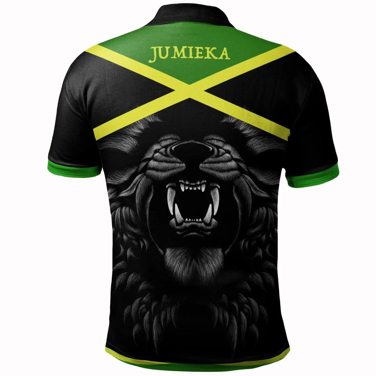 Jamaica Polo Shirt Lion Flag Color LT13 - Wonder Print Shop